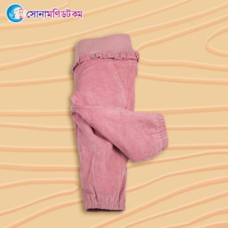 Girl Casual Wear Trouser- Light Pink | at Sonamoni BD