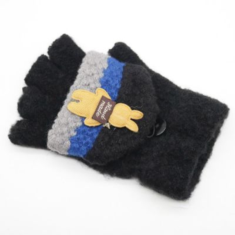 Kids Woolen Gloves-Black | Caps, Gloves & Mittens | BOY FASHION at Sonamoni.com