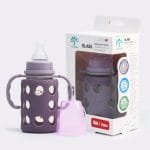 Baby-Milk-Feeder-Minitree-Glass-Feeding-Bottle-Purple-Color-120-ML-2