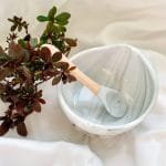 High-Quality-Food-Graded-Non-Slip-Baby-Silicon-Bowl-and-Spoon-Set-Wood-Suction-Marble-Color-2