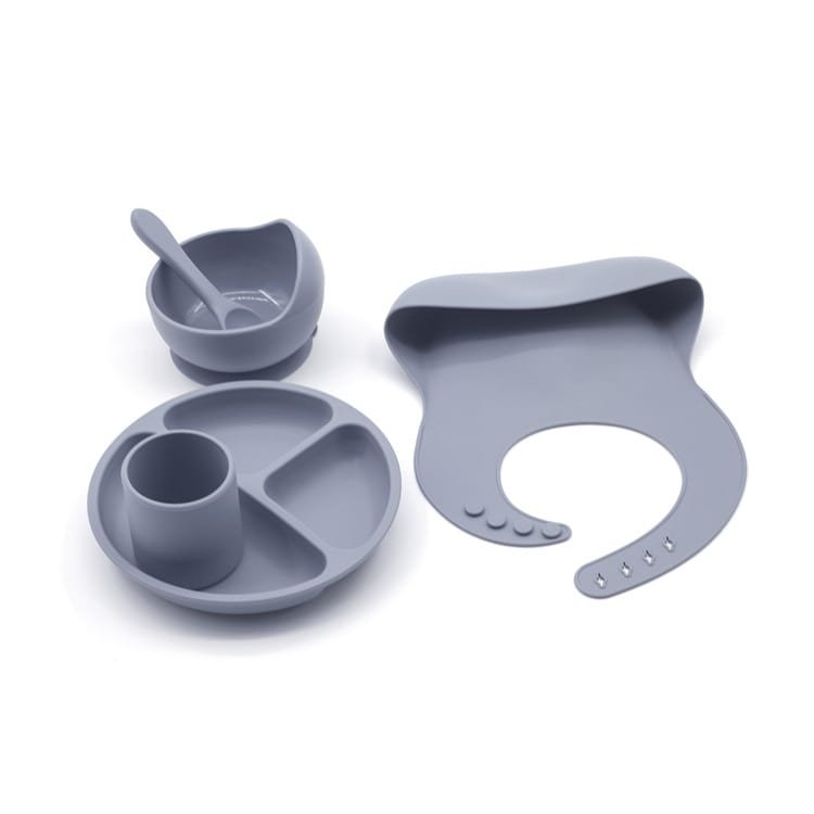 Full-Set-Kids-Eating-Set-Full-Suction-Dinner-Set-5-Pcs-Dark-Gray-Color-2