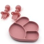 Morandi-s-Strap-Suction-Plates-With-Spoon-Set-High-Grade-Suction-Rose-Color-More-Thikness