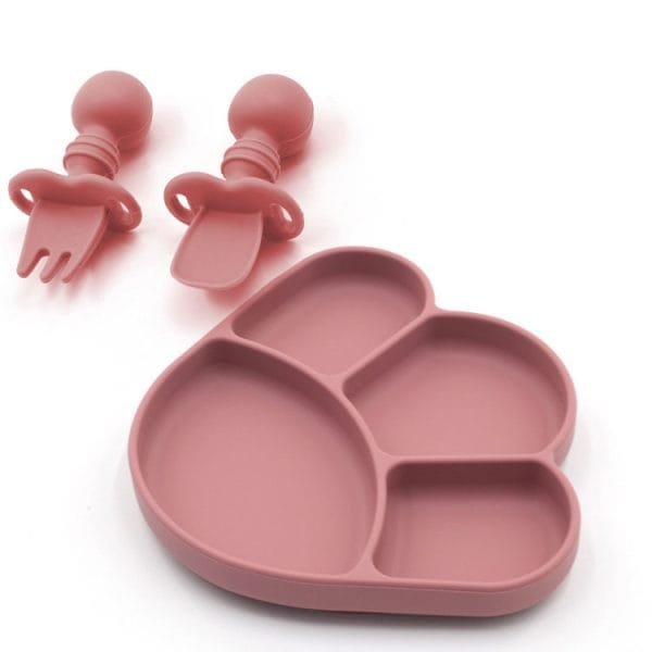 Morandi-s-Strap-Suction-Plates-With-Spoon-Set-High-Grade-Suction-Rose-Color-More-Thikness