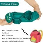 Super-Designed-Silicone-Dinner-Plate-Green-Color-2