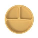 Suction-Dinner-Plate-Ultimate-Grip-for-Mess-Free-Khaki-Color