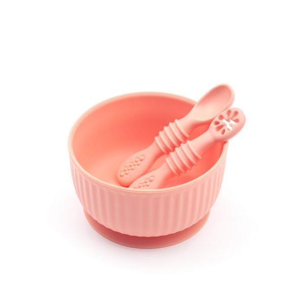 silicone-baby-ramekin-suction-bowl-set-orange-pink