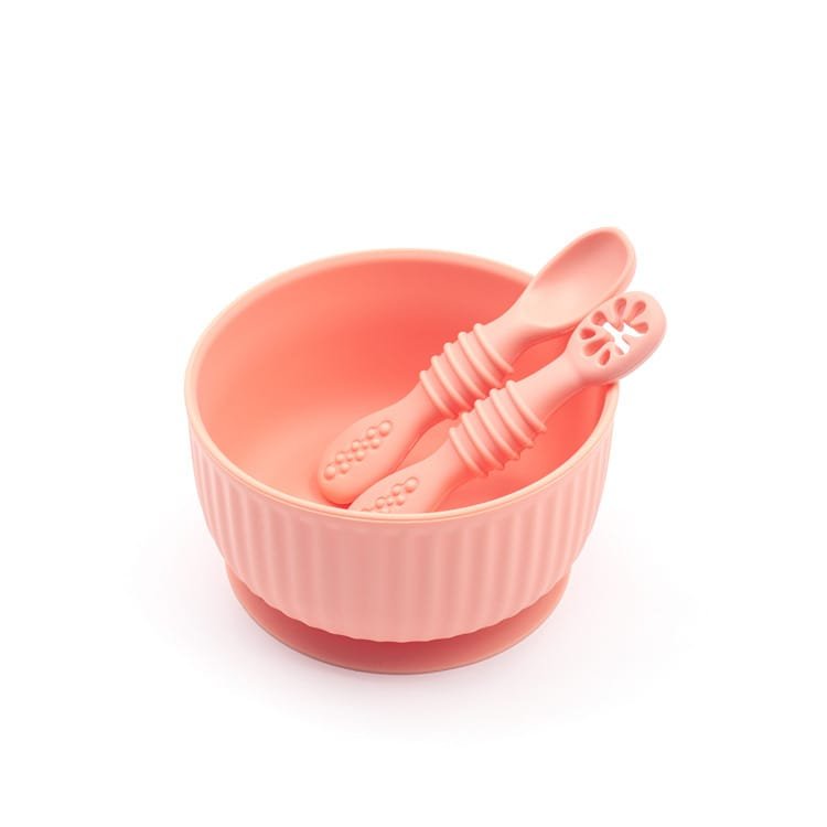 silicone-baby-ramekin-suction-bowl-set-orange-pink