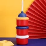 milk-storage-box-portable-3-layer-red-color