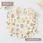 korean-style-baby-feeding-drool-bib-ruffle-floral-garden-bear