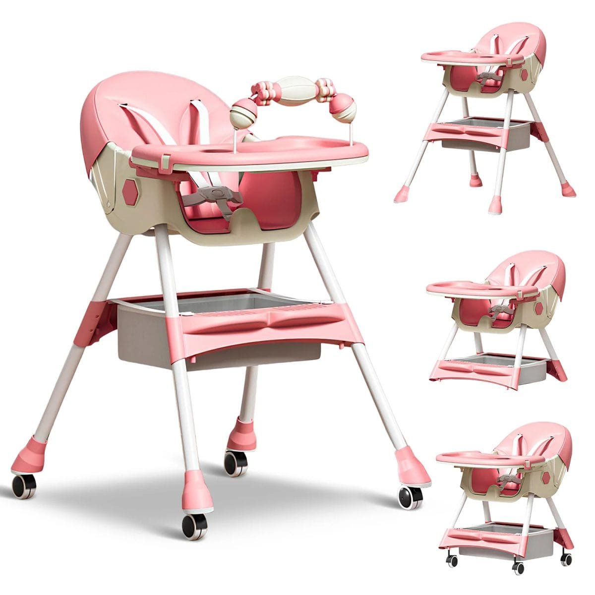 601-pink-color-feeding-chair-1