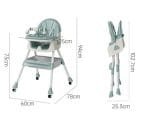 2-in-1-premium-quality-foldable-baby-feeding-high-chair-multifuntional-green-color-1
