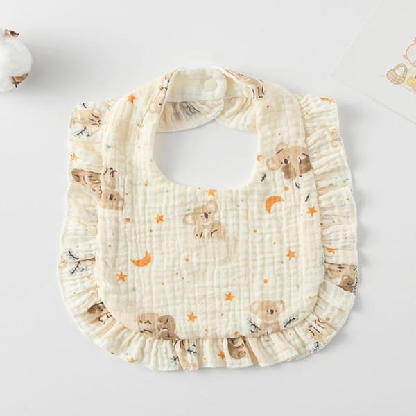 Korean Style Baby Feeding Bib | 0-1 Year | starry raccoon
